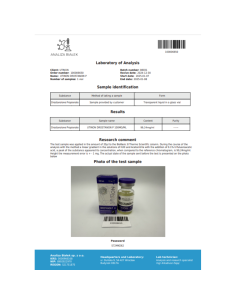 Drostanon P (Drostanolone Propionate) 10ml/100mg/ml | SportPharm 2