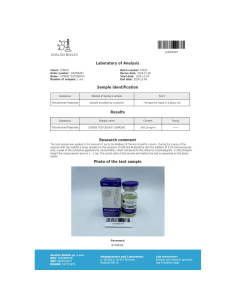 Testonon P (Testosterone Propionate) 10ml/100mg/ml | SportPharm 2